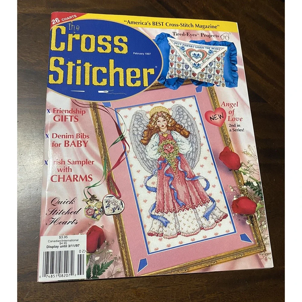 Cross Stitcher Magazine February 1997 Angel of Love 2nd in Series